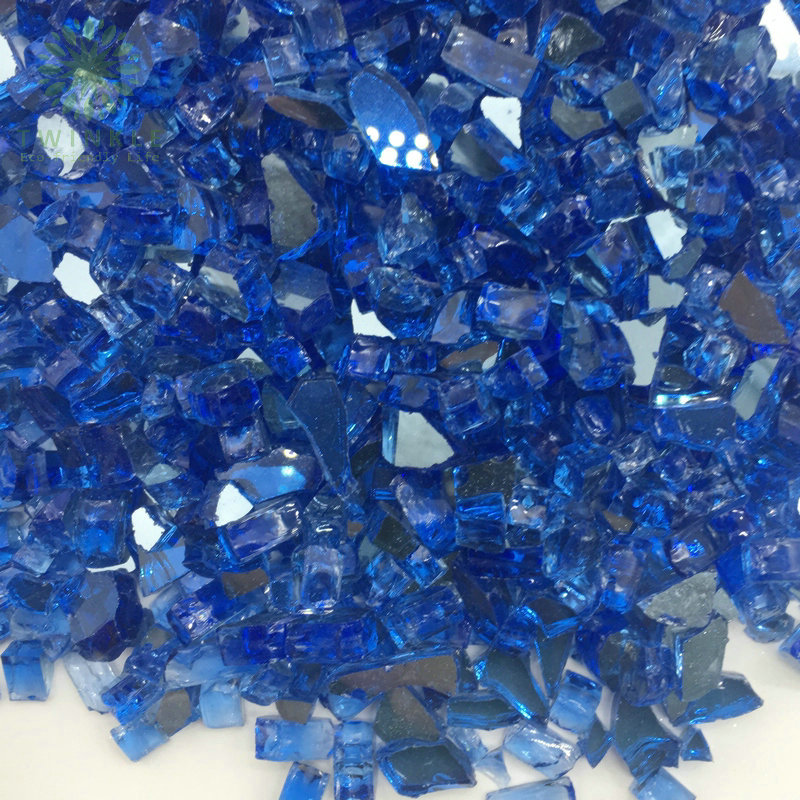 Cobalt Blue Fire Glass